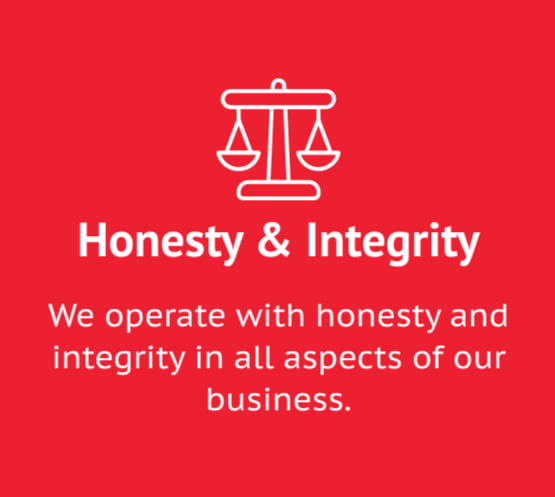 Honesty & Intergrity